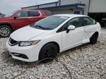 2013 Honda Civic Lx White vin: 2HGFB2F56DH571496