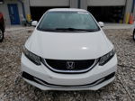 2013 Honda Civic Lx White vin: 2HGFB2F56DH571496