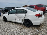 2013 Honda Civic Lx White vin: 2HGFB2F56DH571496