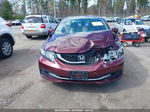 2014 Honda Civic Lx Red vin: 2HGFB2F56EH500378