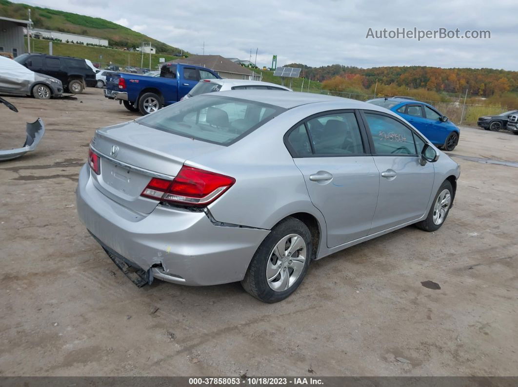 2014 Honda Civic Lx Silver vin: 2HGFB2F56EH511395