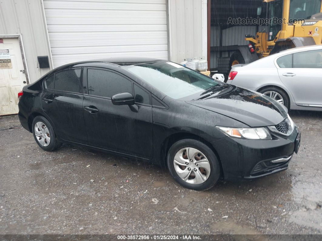 2014 Honda Civic Lx Black vin: 2HGFB2F56EH548222