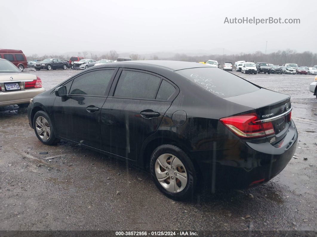 2014 Honda Civic Lx Black vin: 2HGFB2F56EH548222