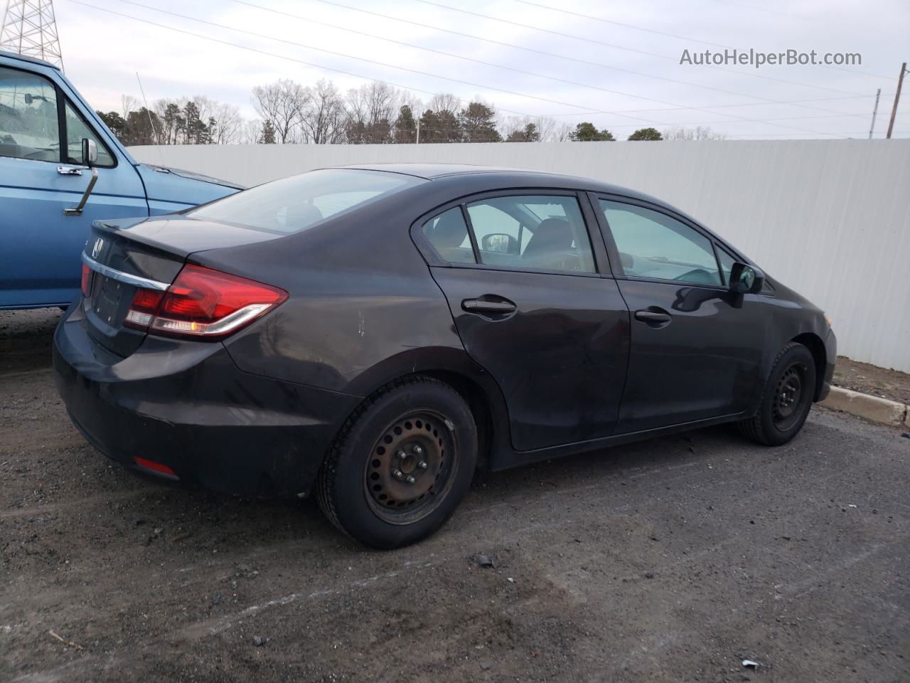 2014 Honda Civic Lx Black vin: 2HGFB2F56EH555526