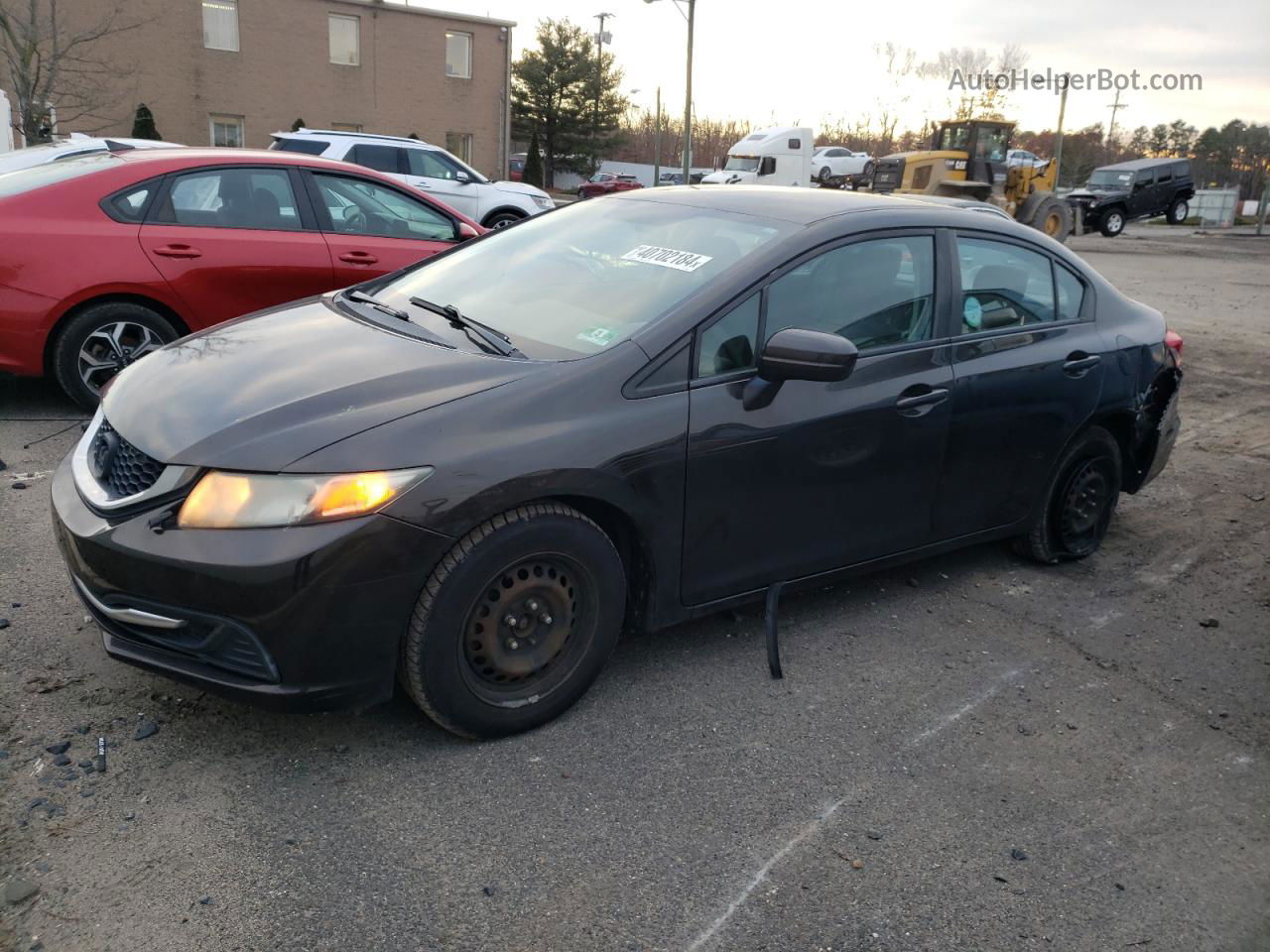 2014 Honda Civic Lx Black vin: 2HGFB2F56EH555526