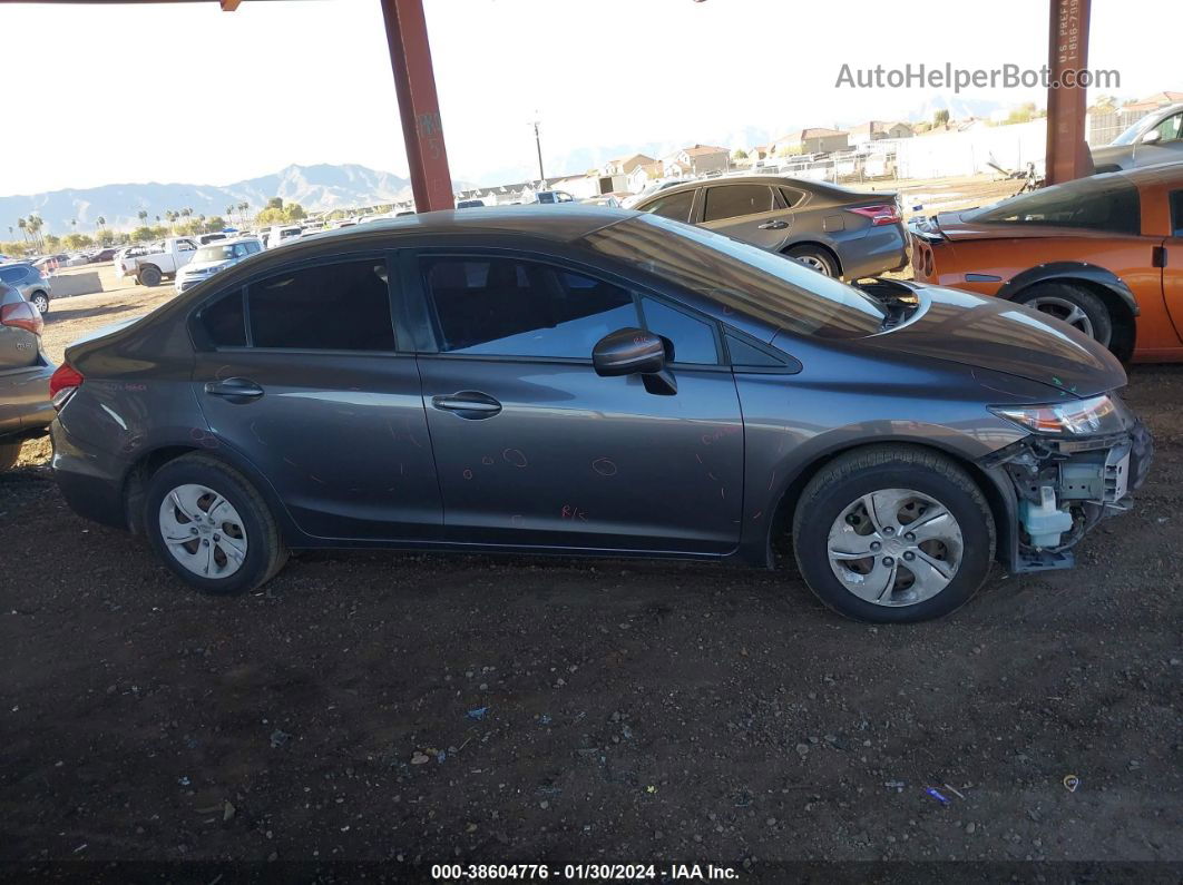 2015 Honda Civic Lx Gray vin: 2HGFB2F56FH522172