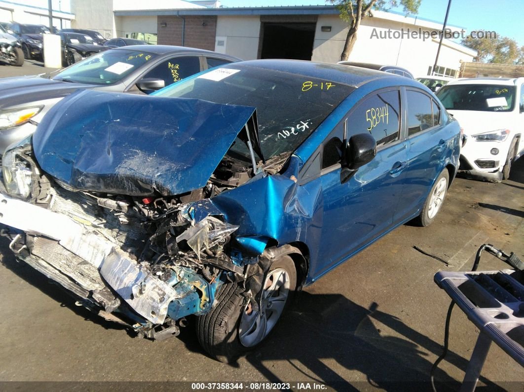 2015 Honda Civic Sedan Lx Синий vin: 2HGFB2F56FH524570