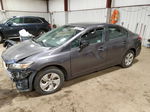 2015 Honda Civic Lx Gray vin: 2HGFB2F56FH536086