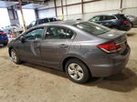 2015 Honda Civic Lx Gray vin: 2HGFB2F56FH536086