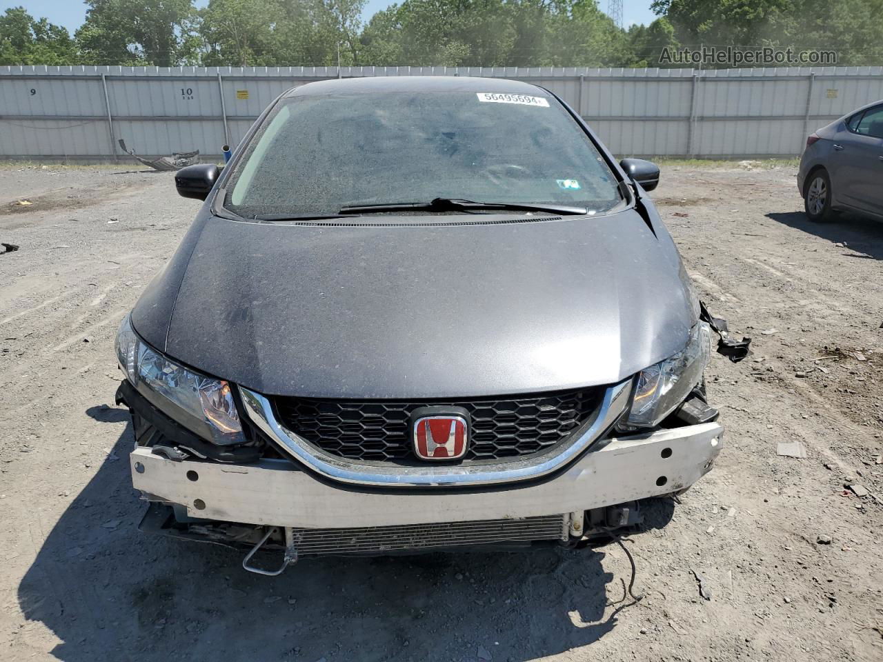 2015 Honda Civic Lx Charcoal vin: 2HGFB2F56FH536086