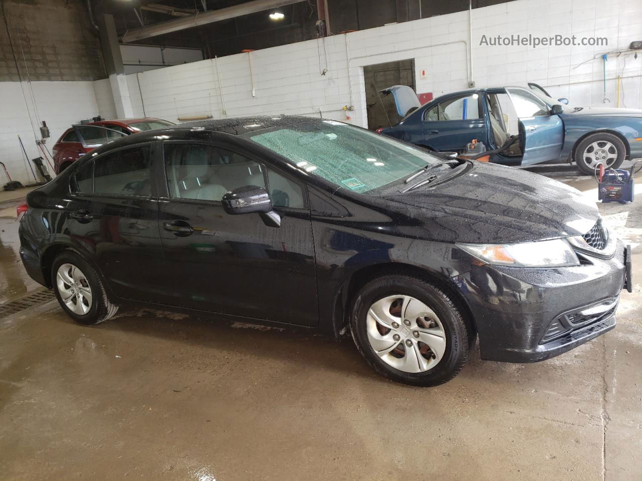 2015 Honda Civic Lx Black vin: 2HGFB2F56FH549940