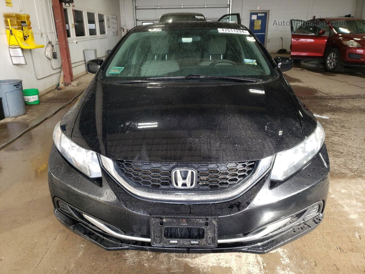 2015 Honda Civic Lx Black vin: 2HGFB2F56FH549940