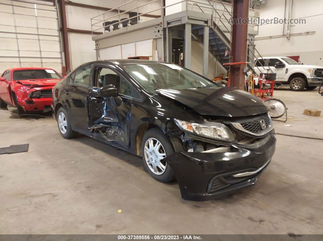 2015 Honda Civic Sedan Lx Black vin: 2HGFB2F56FH555429