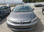 2012 Honda Civic Lx Gray vin: 2HGFB2F57CH325183