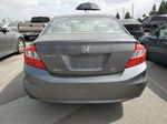 2012 Honda Civic Lx Gray vin: 2HGFB2F57CH325183