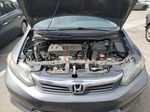 2012 Honda Civic Lx Gray vin: 2HGFB2F57CH325183