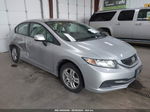 2013 Honda Civic Lx Silver vin: 2HGFB2F57DH501148