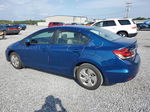 2013 Honda Civic Lx Blue vin: 2HGFB2F57DH511775