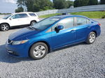 2013 Honda Civic Lx Blue vin: 2HGFB2F57DH511775