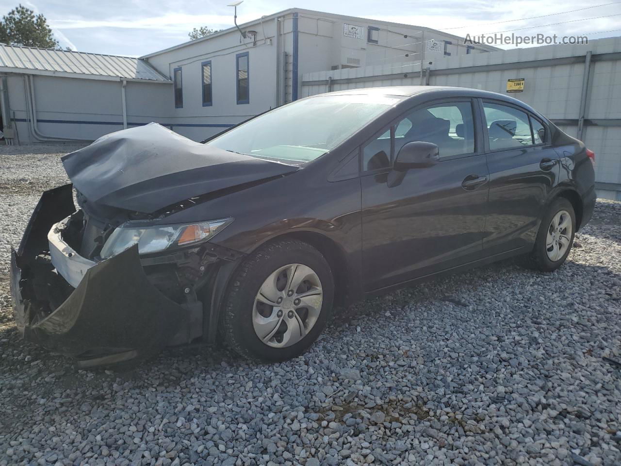 2013 Honda Civic Lx Charcoal vin: 2HGFB2F57DH513896