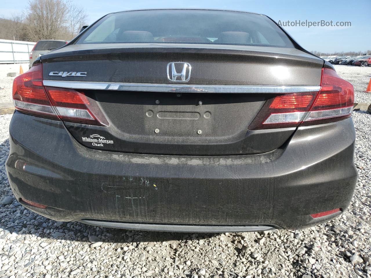 2013 Honda Civic Lx Charcoal vin: 2HGFB2F57DH513896