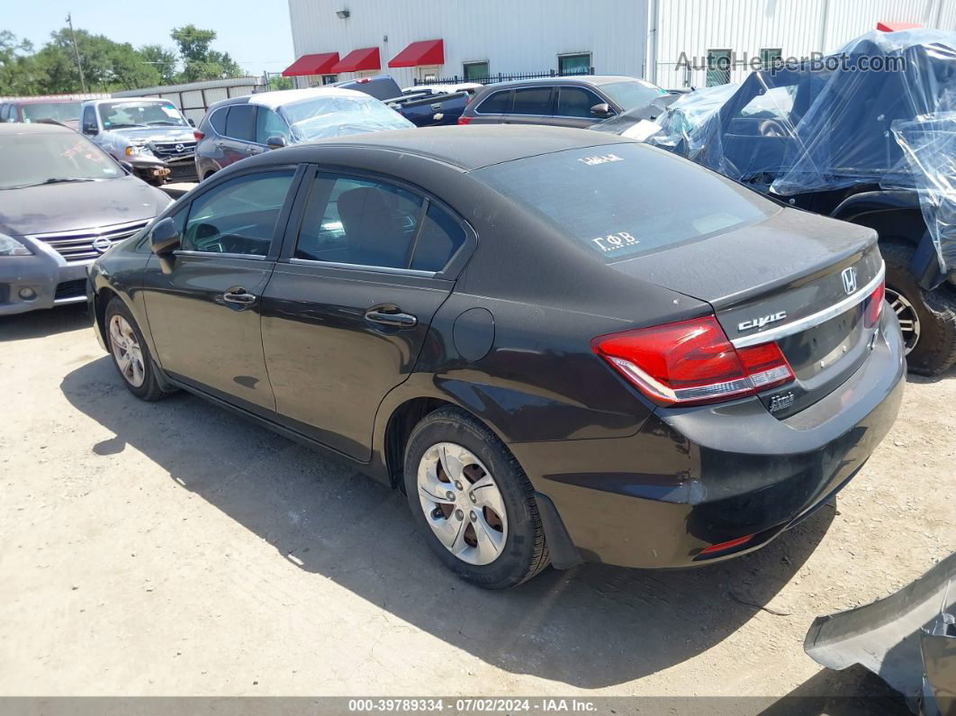 2013 Honda Civic Lx Brown vin: 2HGFB2F57DH551497