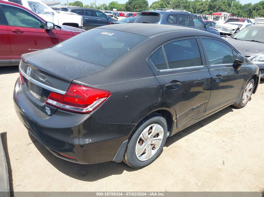 2013 Honda Civic Lx Brown vin: 2HGFB2F57DH551497