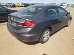 2013 Honda Civic Lx Gray vin: 2HGFB2F57DH575928