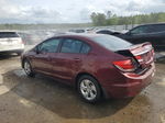 2013 Honda Civic Lx Бордовый vin: 2HGFB2F57DH599503