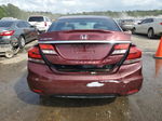 2013 Honda Civic Lx Бордовый vin: 2HGFB2F57DH599503