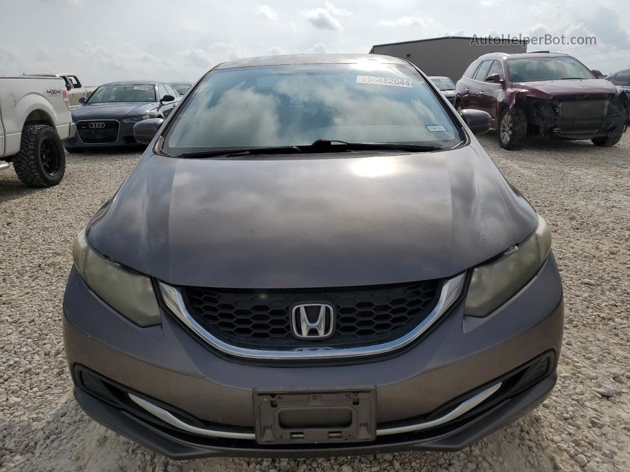 2014 Honda Civic Lx Серый vin: 2HGFB2F57EH528108