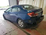 2014 Honda Civic Lx Blue vin: 2HGFB2F57EH543854