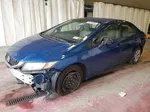 2014 Honda Civic Lx Blue vin: 2HGFB2F57EH543854