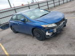 2015 Honda Civic Lx Blue vin: 2HGFB2F57FH550451