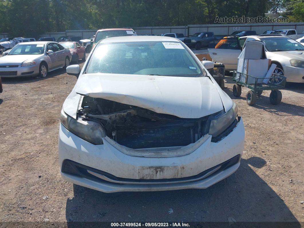 2015 Honda Civic Sedan Lx White vin: 2HGFB2F57FH558405