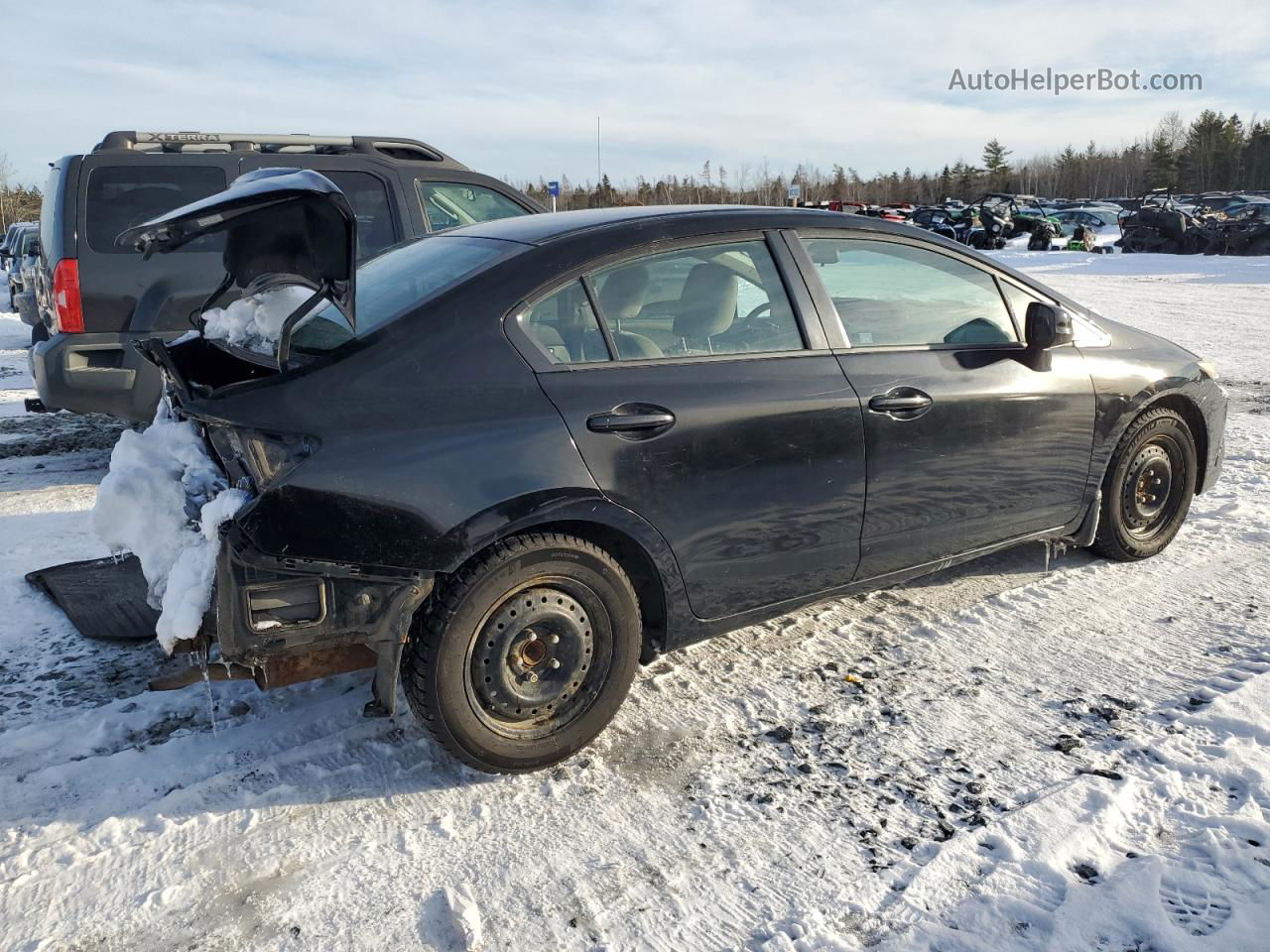 2012 Honda Civic Lx Black vin: 2HGFB2F58CH008402