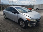 2012 Honda Civic Lx Silver vin: 2HGFB2F58CH316234