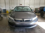 2012 Honda Civic Lx Gray vin: 2HGFB2F58CH528132