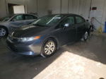 2012 Honda Civic Lx Gray vin: 2HGFB2F58CH528132