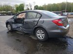 2012 Honda Civic Lx Gray vin: 2HGFB2F58CH565262