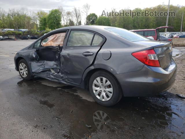 2012 Honda Civic Lx Серый vin: 2HGFB2F58CH565262