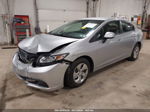 2013 Honda Civic Lx Silver vin: 2HGFB2F58DH561858