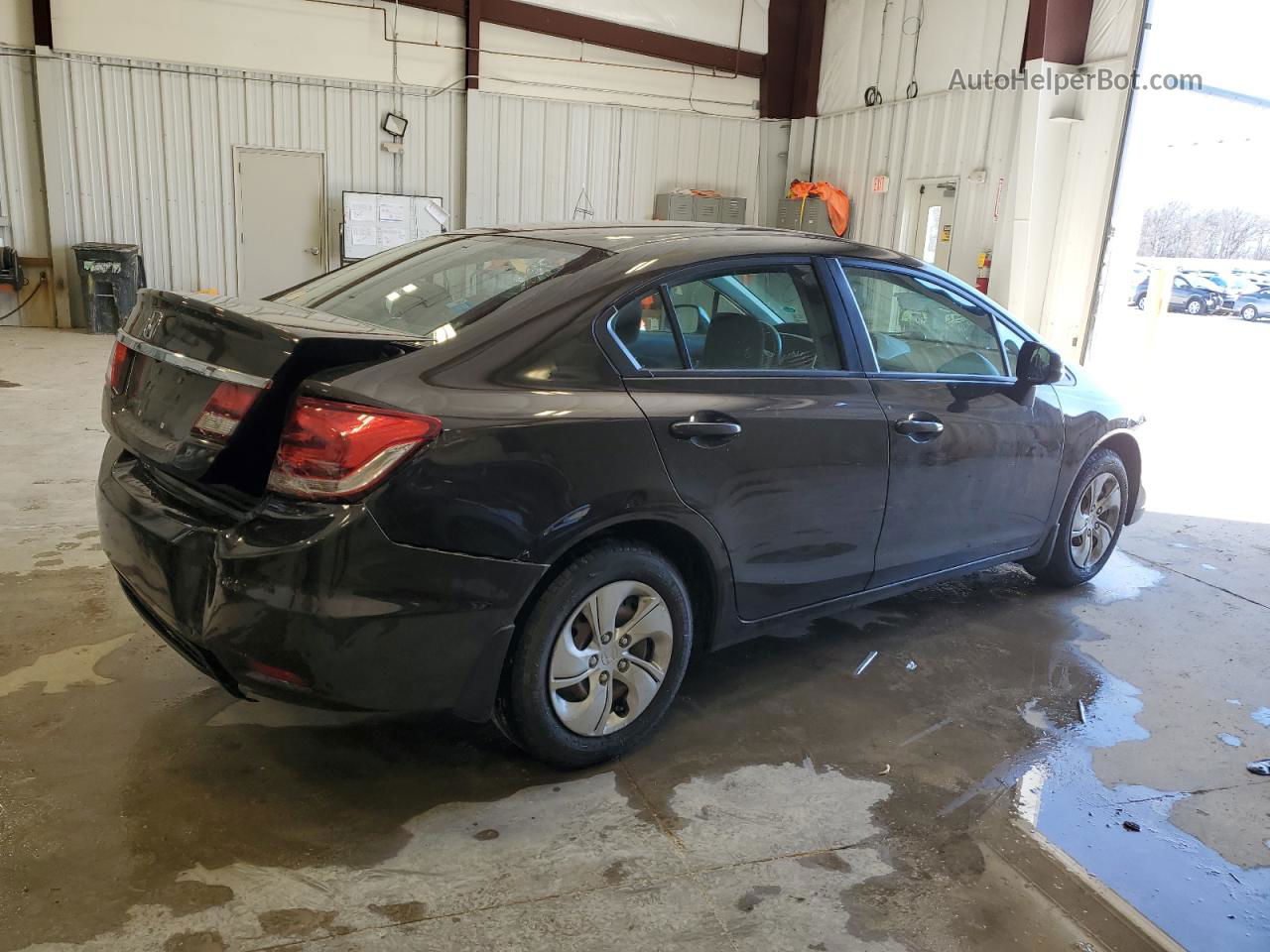 2013 Honda Civic Lx Brown vin: 2HGFB2F58DH593581