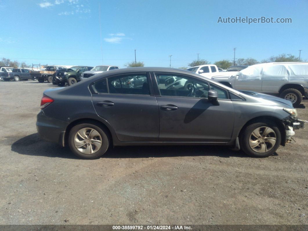 2013 Honda Civic Lx Gray vin: 2HGFB2F58DH594570