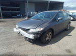 2013 Honda Civic Lx Gray vin: 2HGFB2F58DH594570