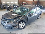 2014 Honda Civic Lx Gray vin: 2HGFB2F58EH551008