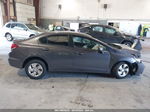 2014 Honda Civic Lx Gray vin: 2HGFB2F58EH551008