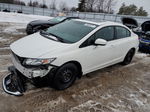 2015 Honda Civic Lx White vin: 2HGFB2F58FH015838