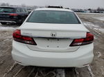 2015 Honda Civic Lx White vin: 2HGFB2F58FH015838