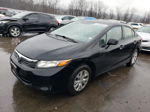 2012 Honda Civic Lx Black vin: 2HGFB2F59CH518046